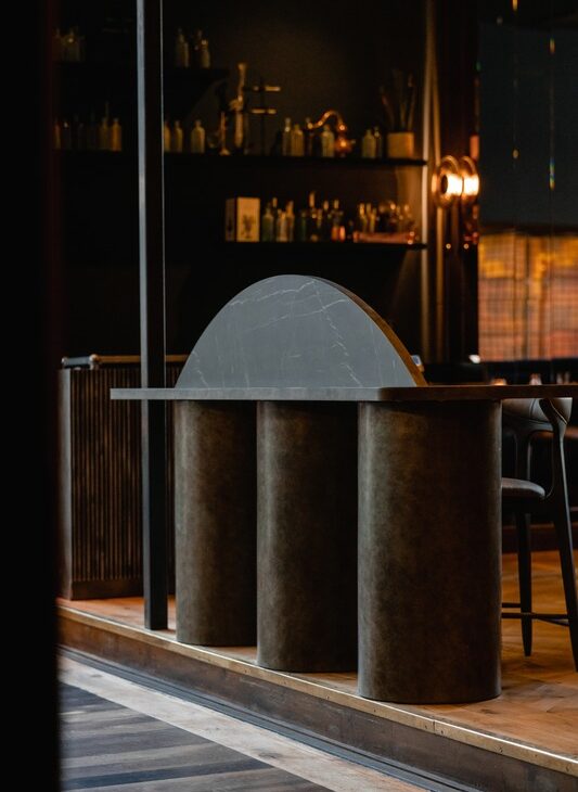 Bespoke - Bar Table Pillars - Just Contract Furniture
