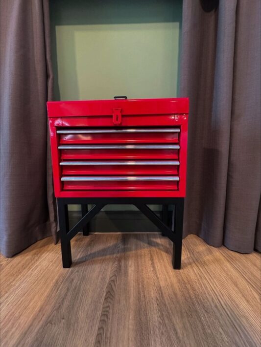 Bespoke contract furniture - Toolbox Bedside Cabinet - Just Contract Furniture