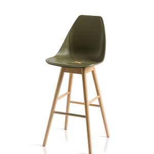 X Wood Stool