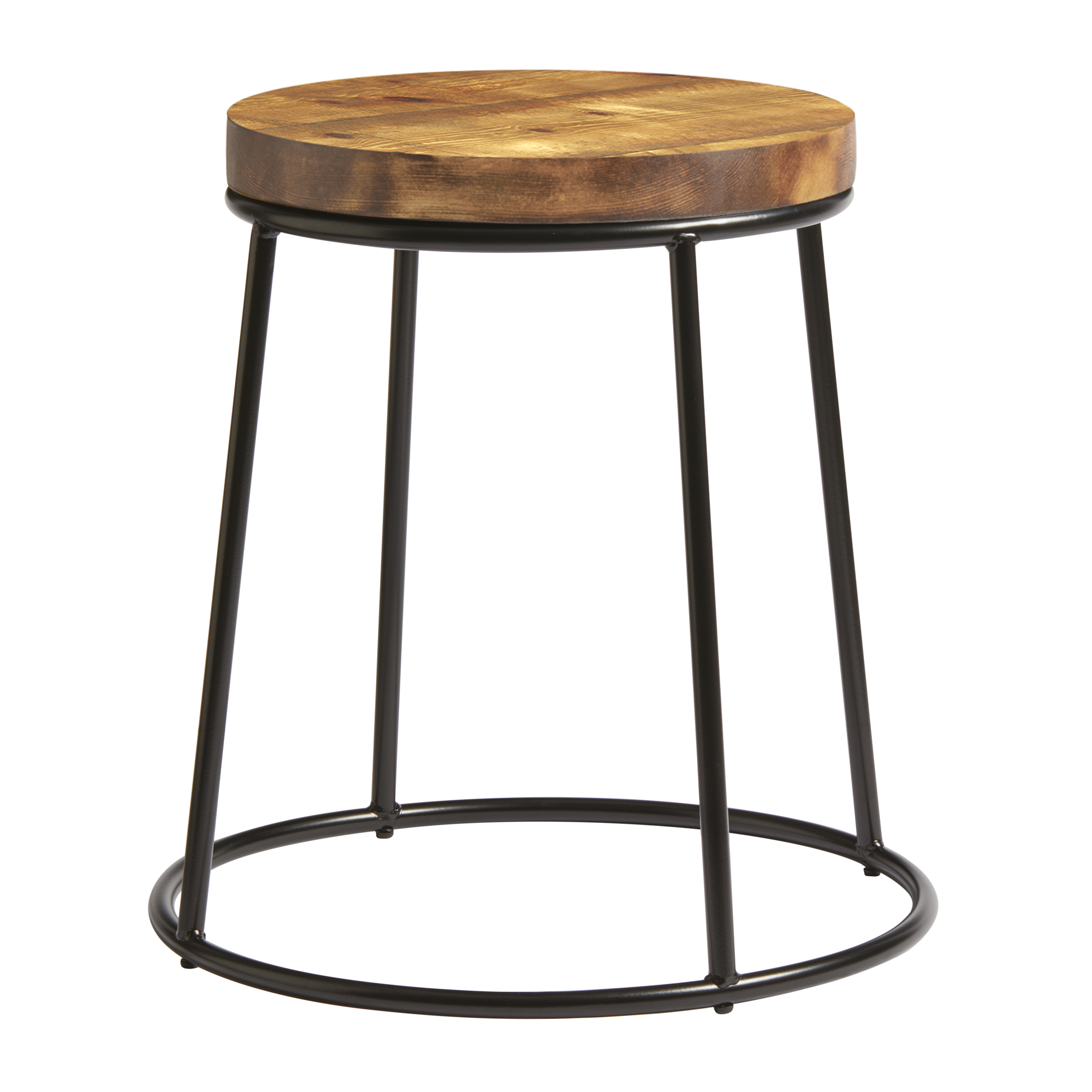 Max 45 Low Stool - Wooden Seat