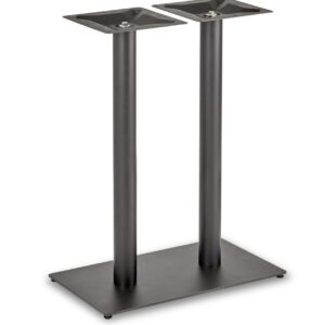 Profile Square Small Poseur RT SS Table Base