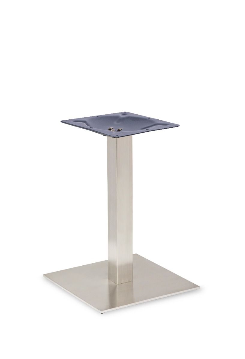 Profile Round Small Mid Height RT SS Table Base